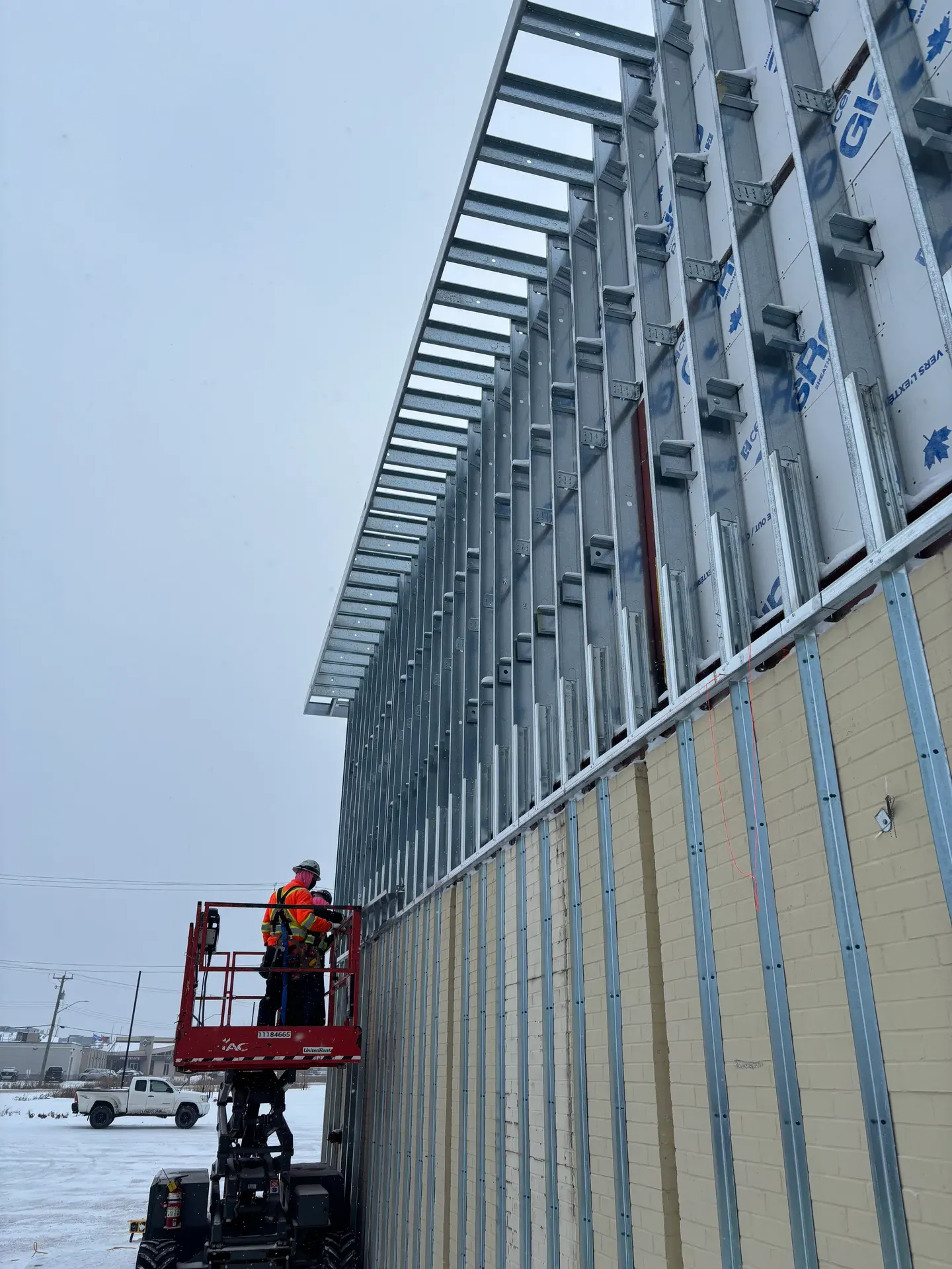 Eastgate Mall interior drywall and systems